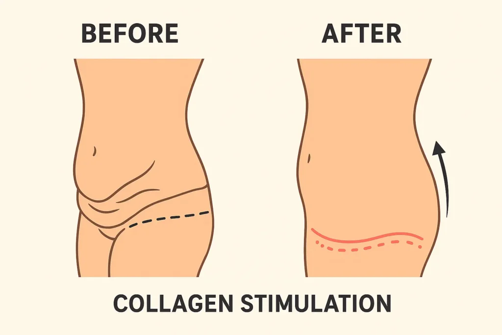 Before and after results for sagging skin after weight loss injections Herefordshire