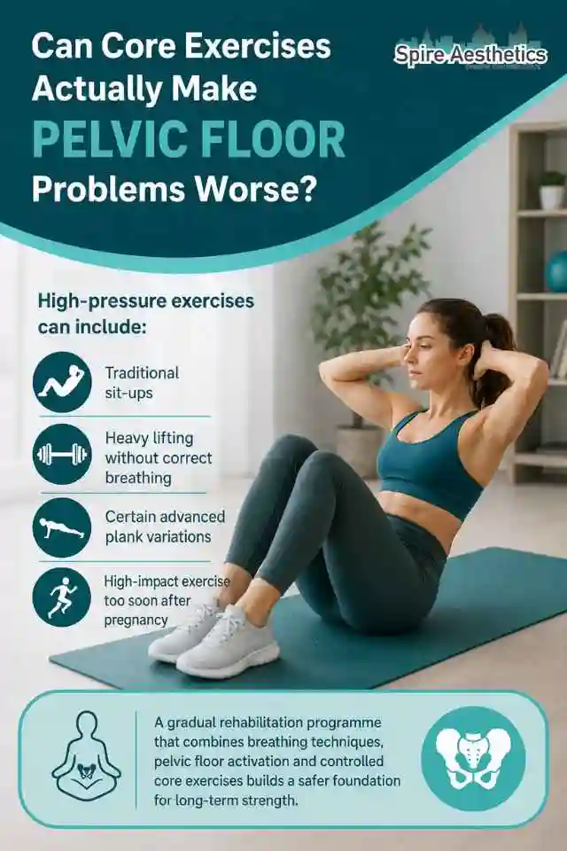 Can Strengthening Your Core Alone Actually Make Pelvic Floor Problems Worse Herefordshire?